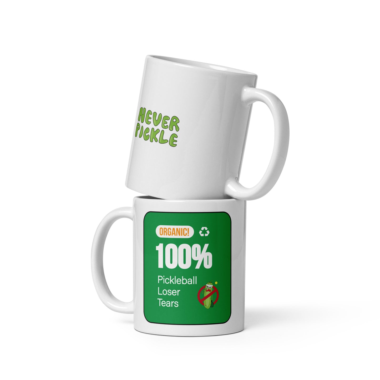 Pickleball Loser Tears White Mug