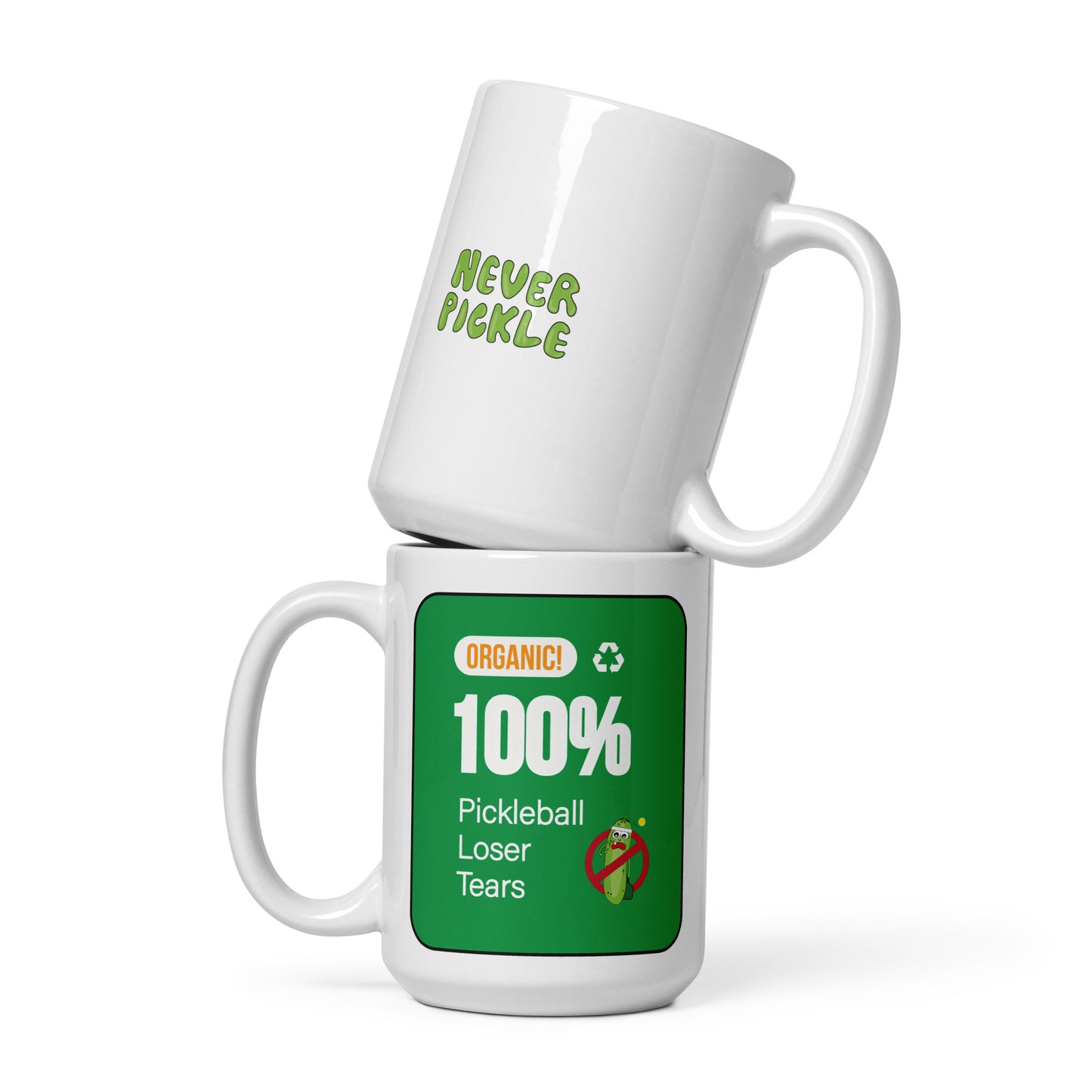 Pickleball Loser Tears White Mug