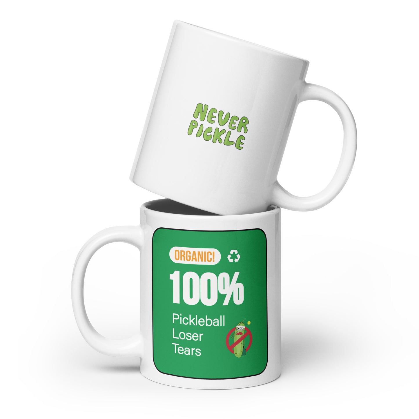 Pickleball Loser Tears White Mug